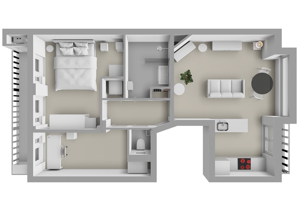 mediumsize floorplan